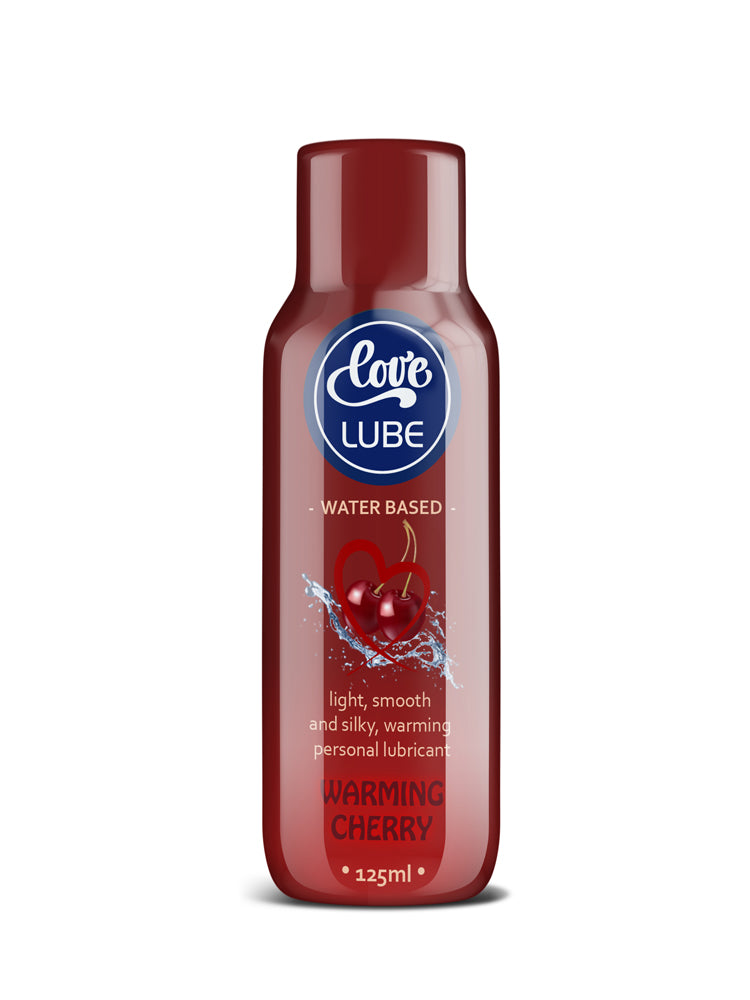 Love Lube Water-Based Warming Cherry Lubricant 125ml