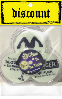 DISCOUNT LUMINOUS ADULT PARTY COASTERS 3’S