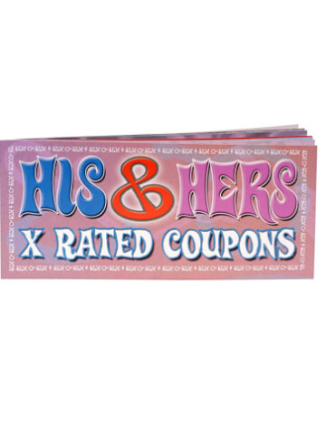 HIS & HERS X RATED SEXY VOUCHERS – Sextraordinary